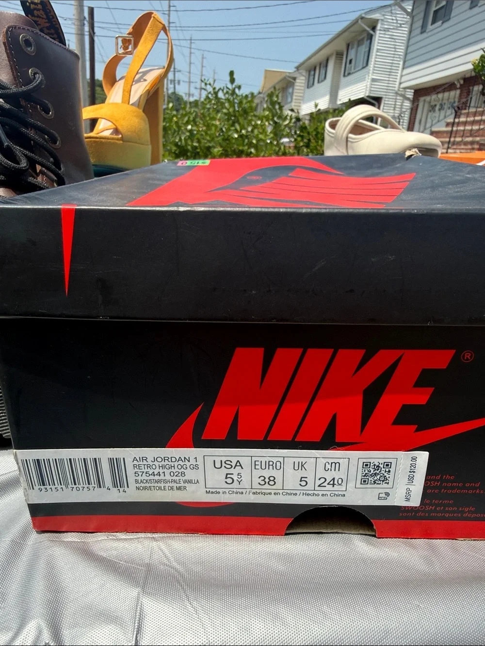 JORDAN 1s SHATTERED  BACKBOARDS / 5.5Y 7WOMENS